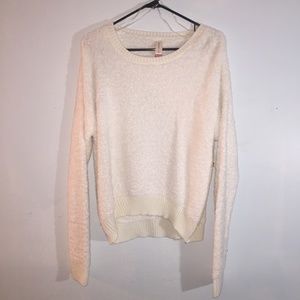 White Fuzzy Sweater